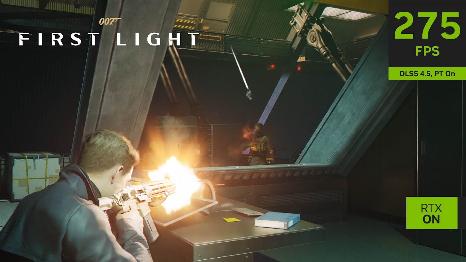 Escena oficial de 007 First Light usada para mostrar el path tracing