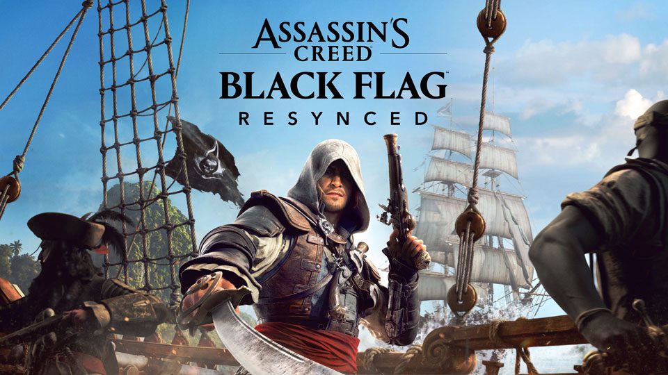 Edward Kenway in the official Assassin's Creed Black Flag Resynced key art