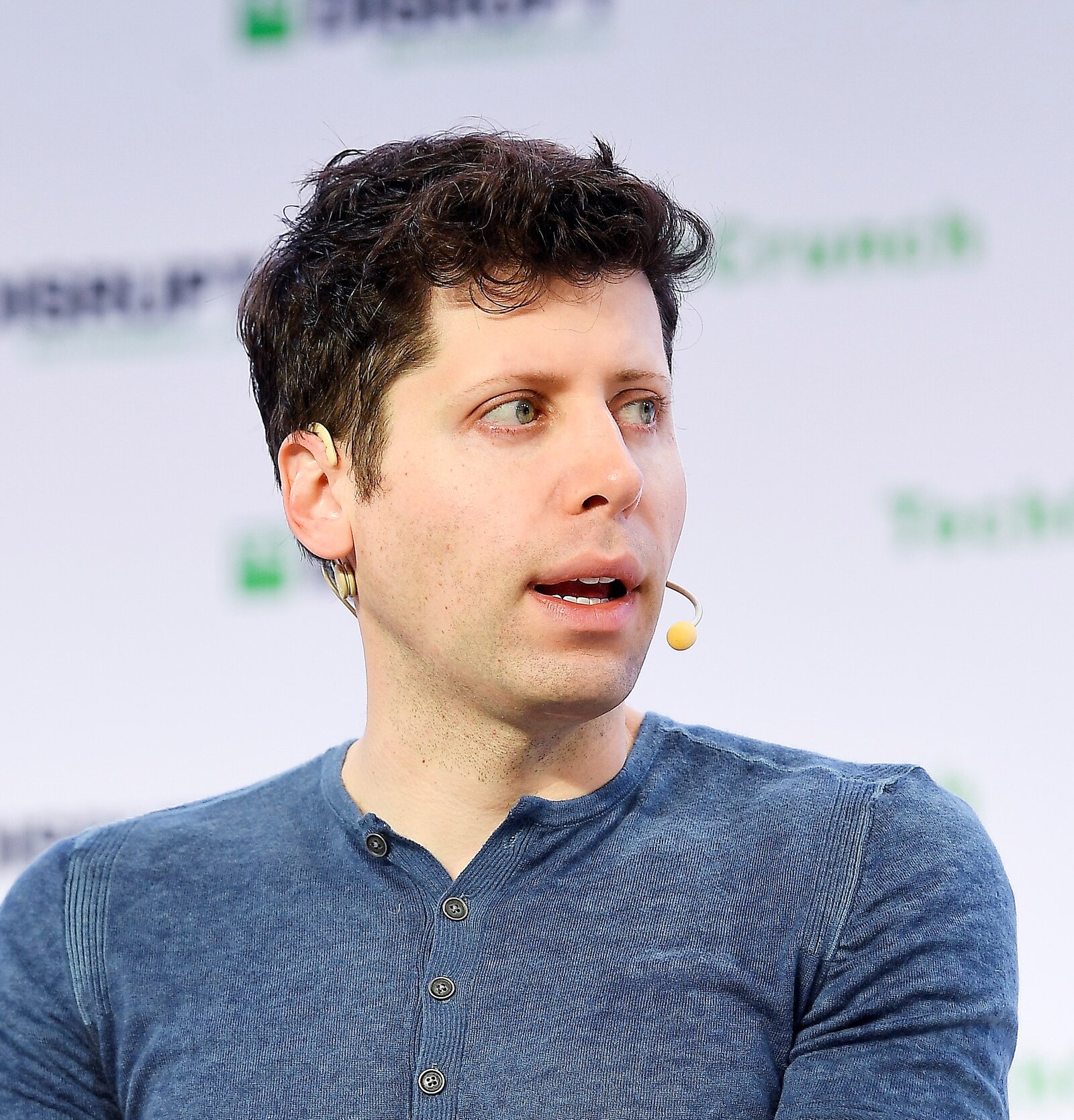 Sam Altman, OpenAI's CEO, at a TechCrunch event