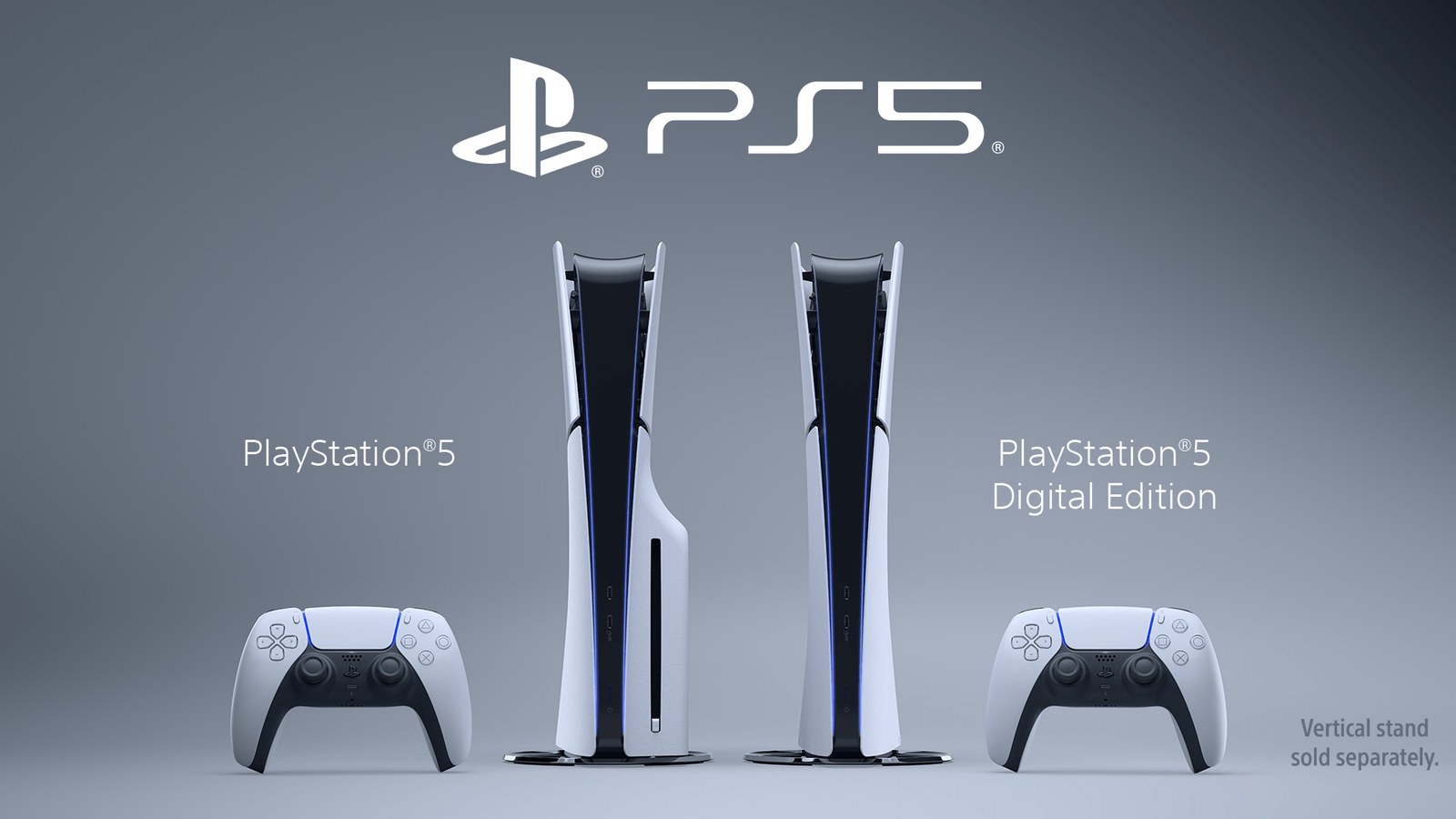 Modelos oficiales de PlayStation 5 con lector y edición digital