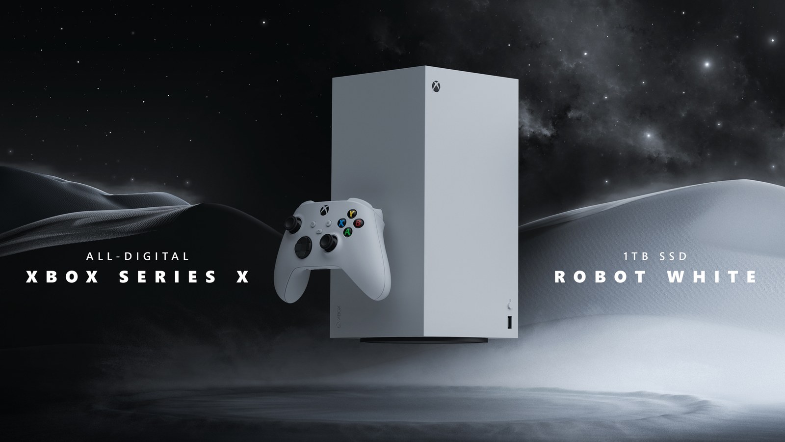 Xbox Series X Digital Edition de 1 TB en color Robot White