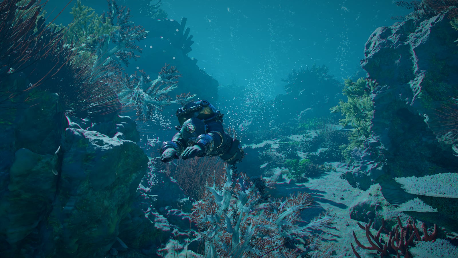 Exploración submarina con equipo de buceo en Charting the Unknown