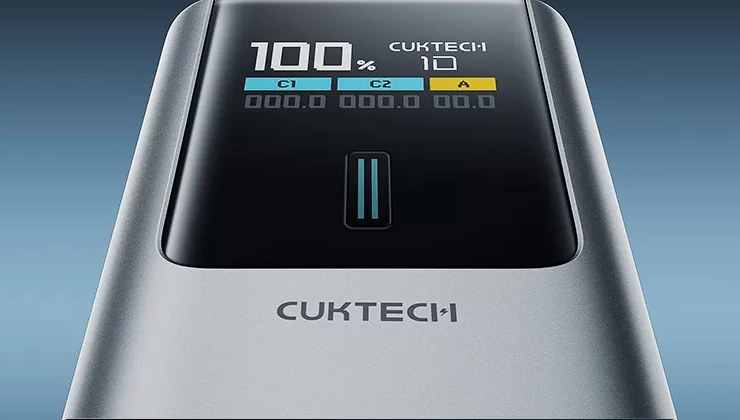 Detalle de la pantalla de la CUKTECH 10 Plus, sin rótulos añadidos