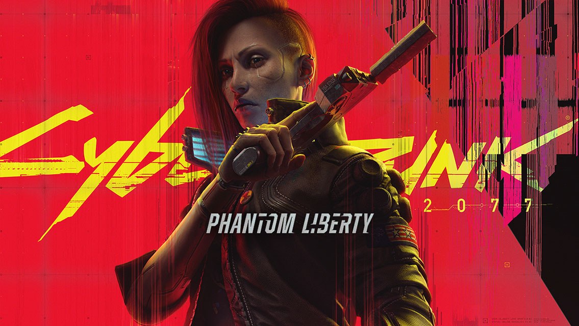 Cyberpunk 2077 Phantom Liberty artwork featuring an armed agent