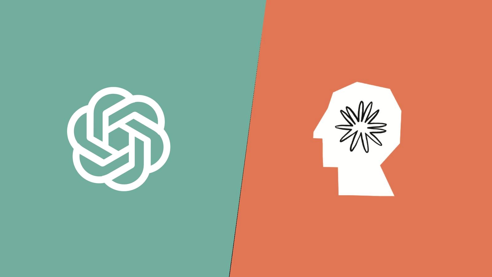 ChatGPT and Claude logos used to compare AI models