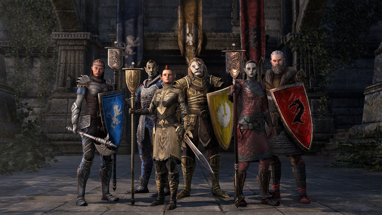 An Elder Scrolls Online environment illustrating visual detail