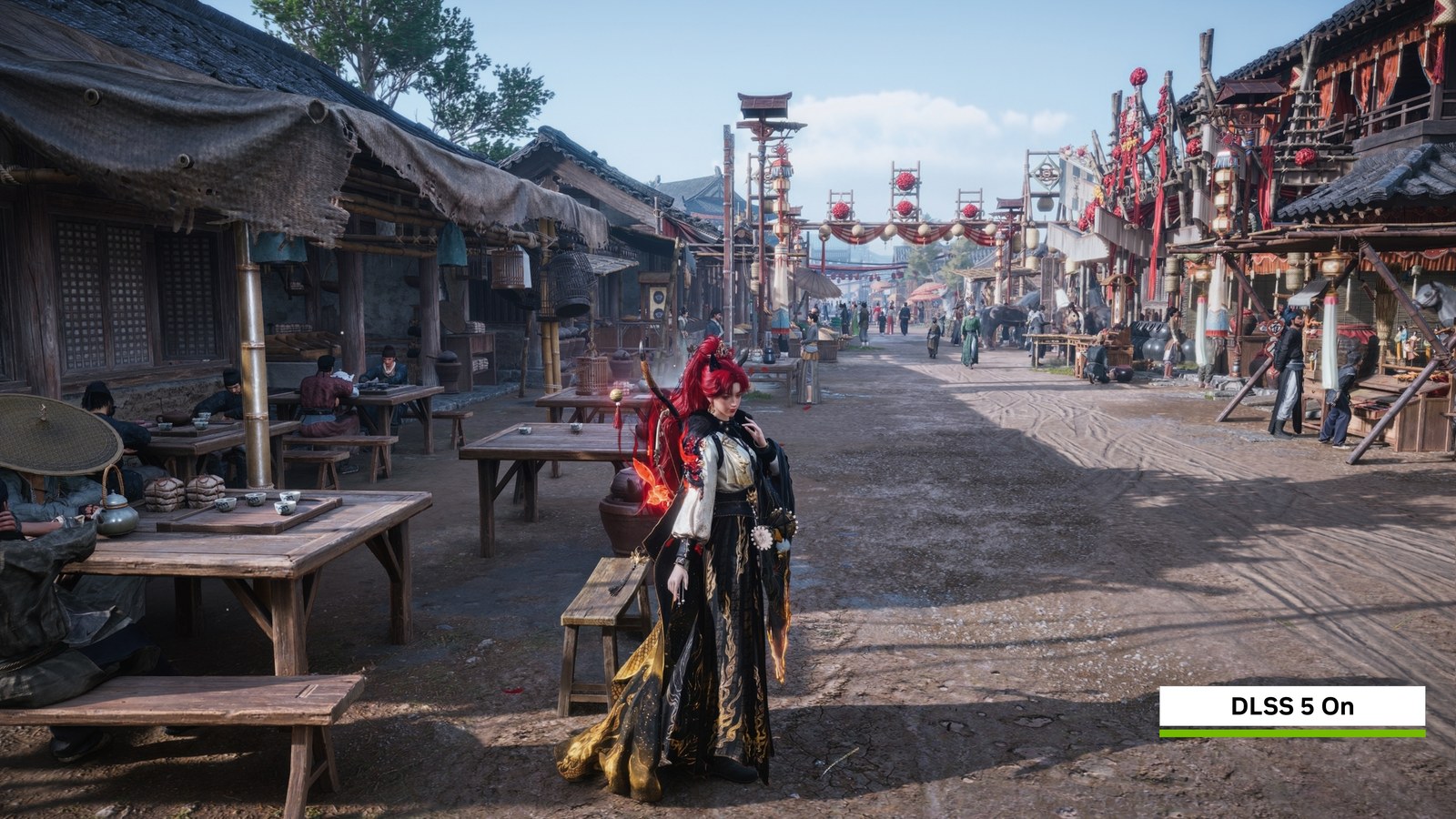 Where Winds Meet with DLSS 5 in official material