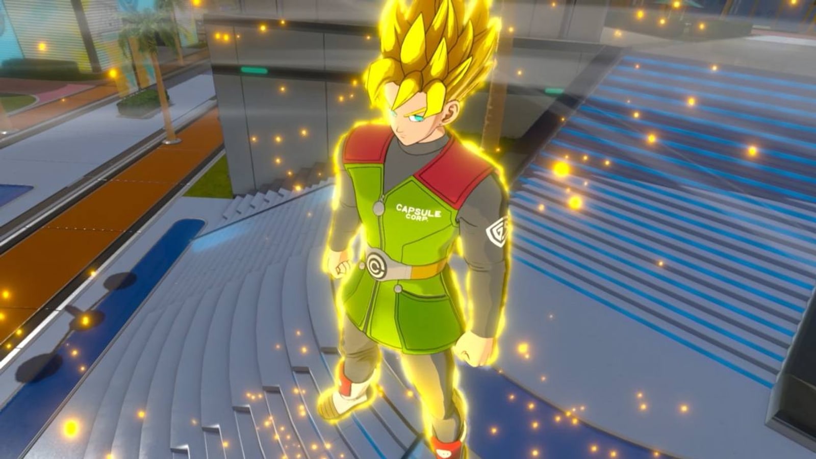 Héroe saiyan personalizado transformado en Super Saiyan
