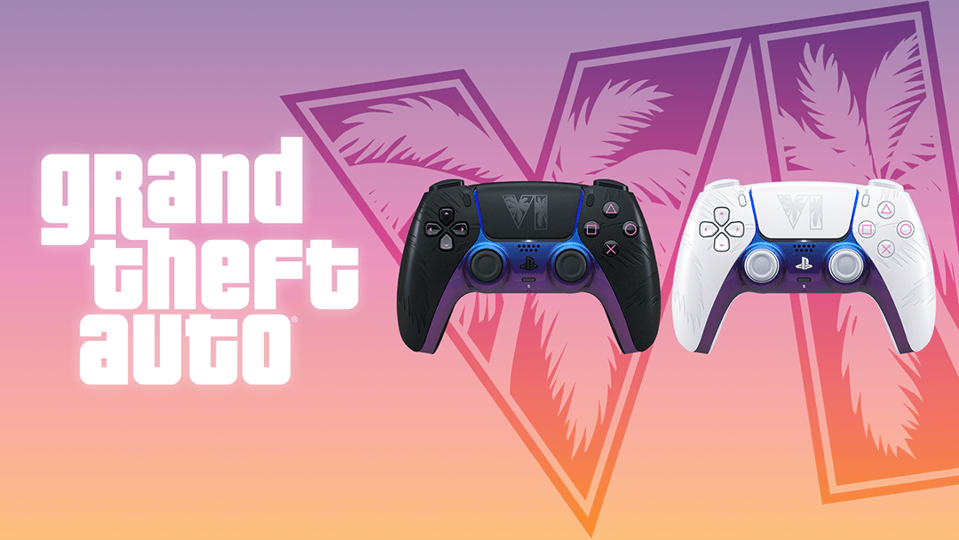 Los mandos DualSense de edición limitada de GTA 6 en blanco y negro