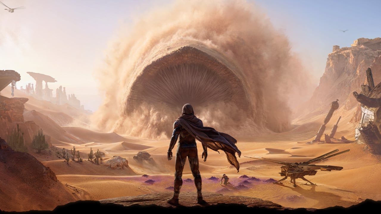 Personaje de Dune: Awakening frente a Arrakis