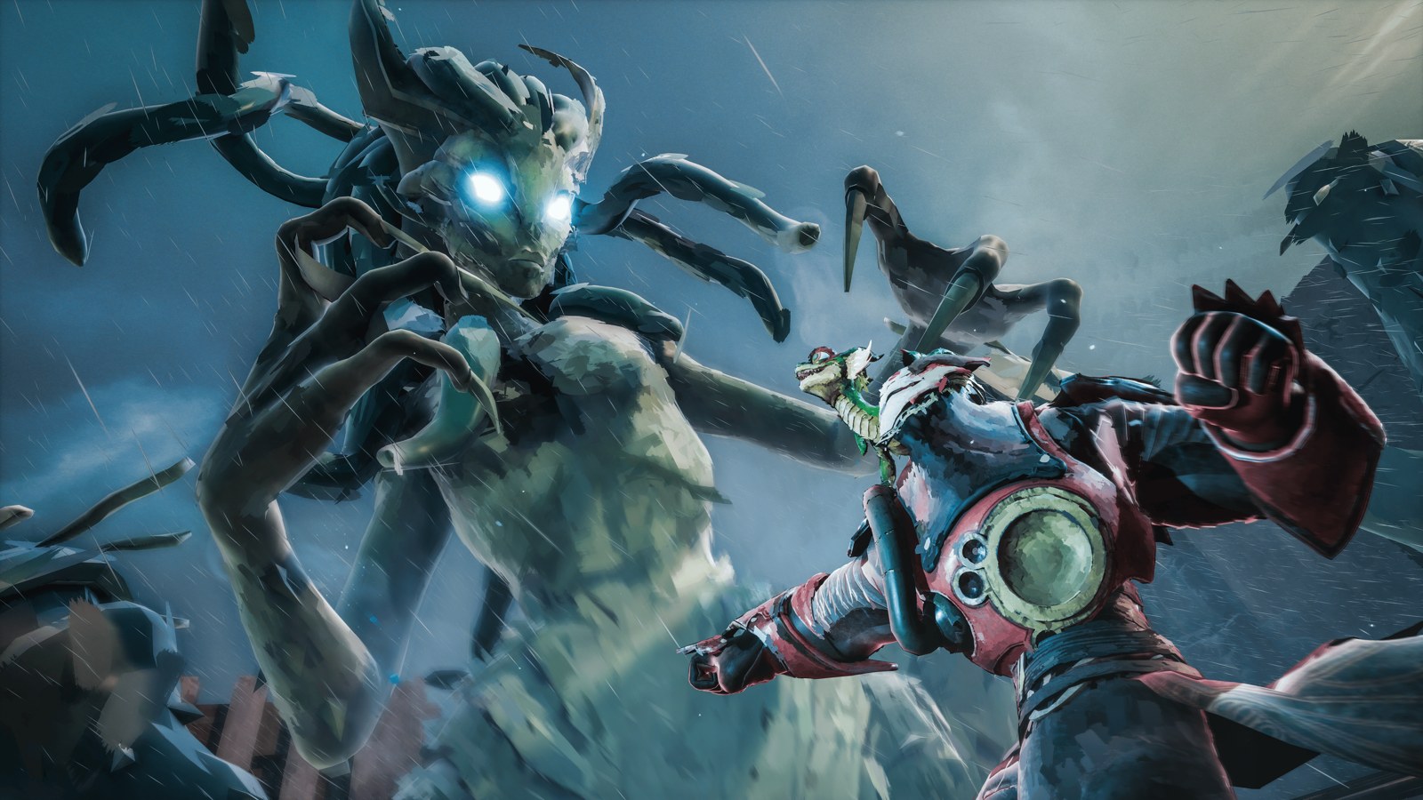 Victus combate contra el Elegido de Kan Loa en una captura oficial