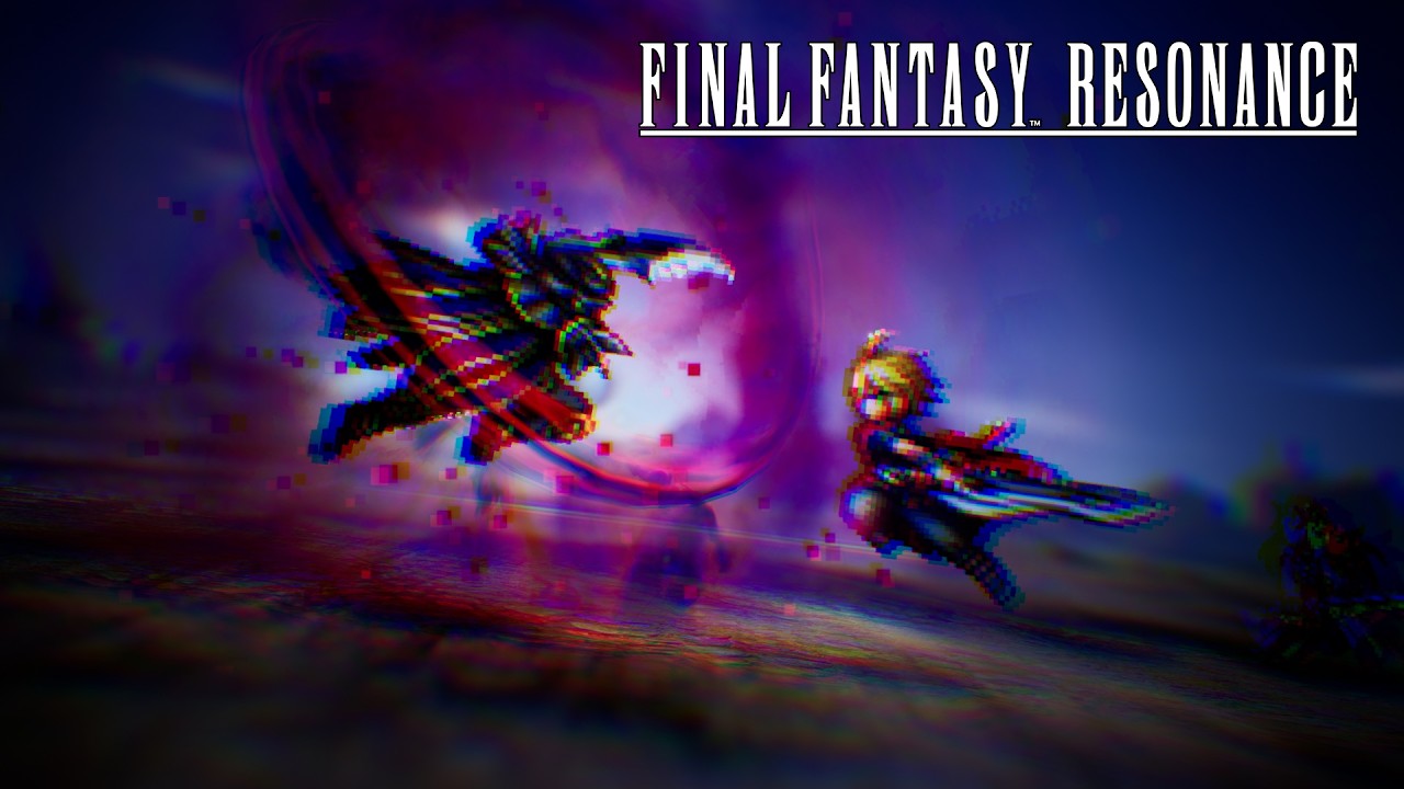 Combate y escenario HD-2D de Final Fantasy Resonance