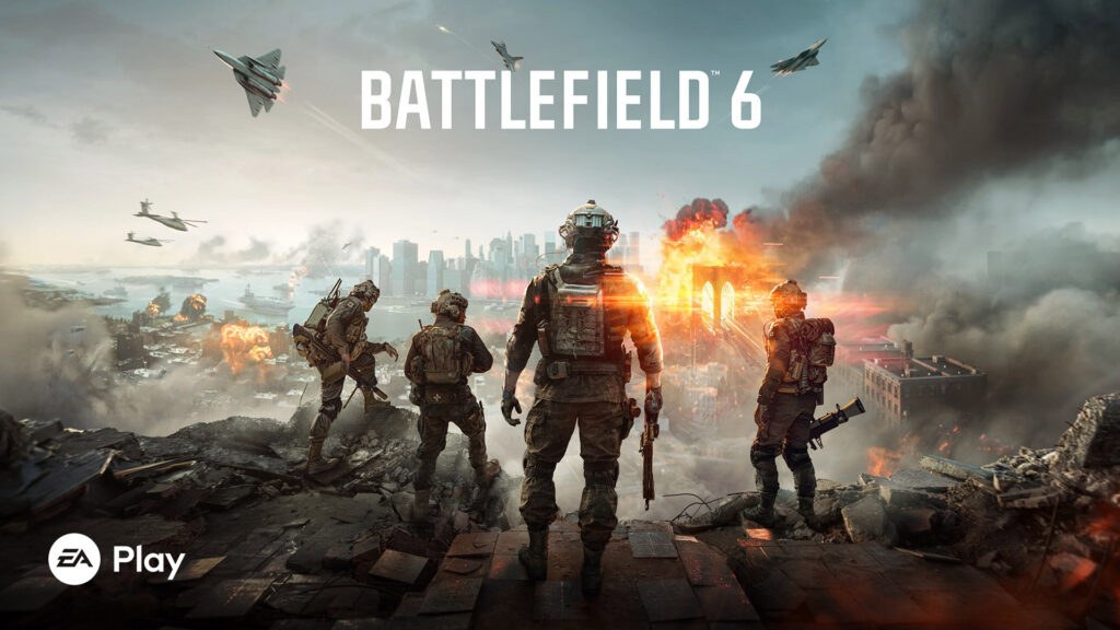 Official Battlefield 6 art for its EA Play and Game Pass arrival