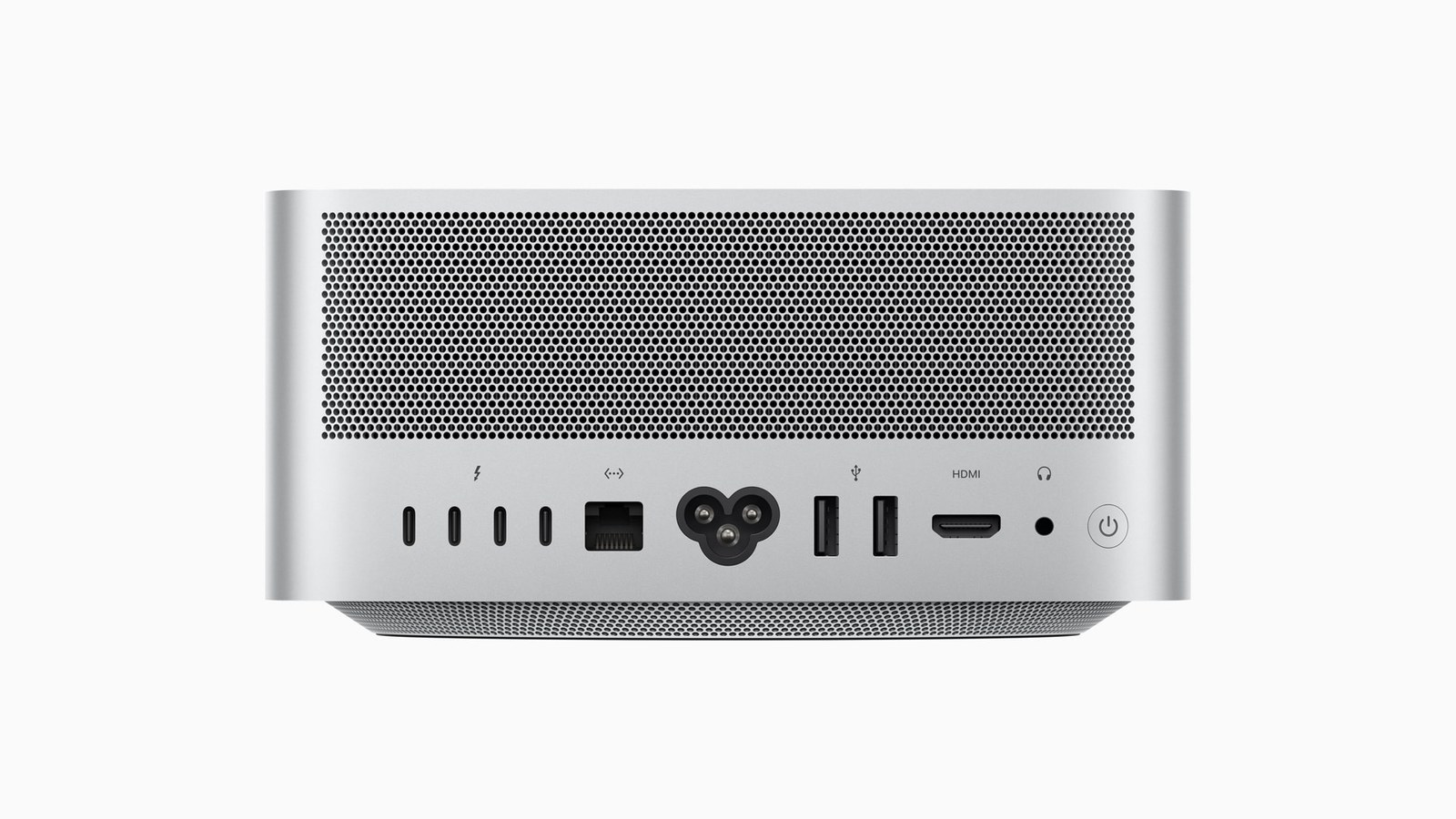 Conexiones traseras de un Mac Studio