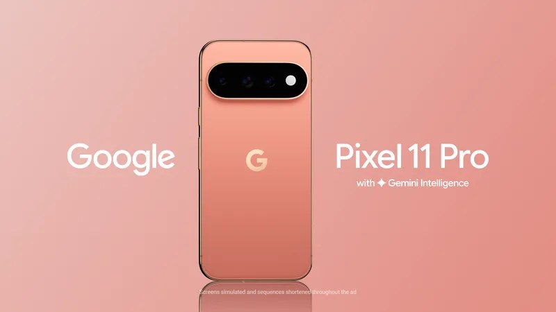 Google Pixel 11 Pro in Canyon during its official launch video