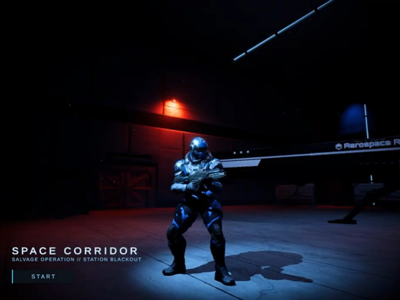 Space Corridor in an official Unity Spark demonstration