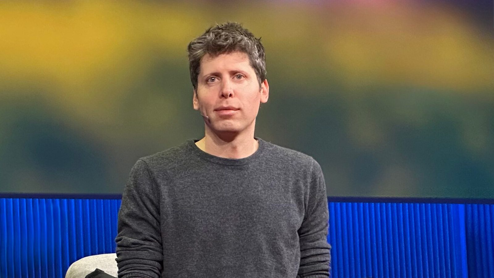 OpenAI CEO Sam Altman speaking at TED