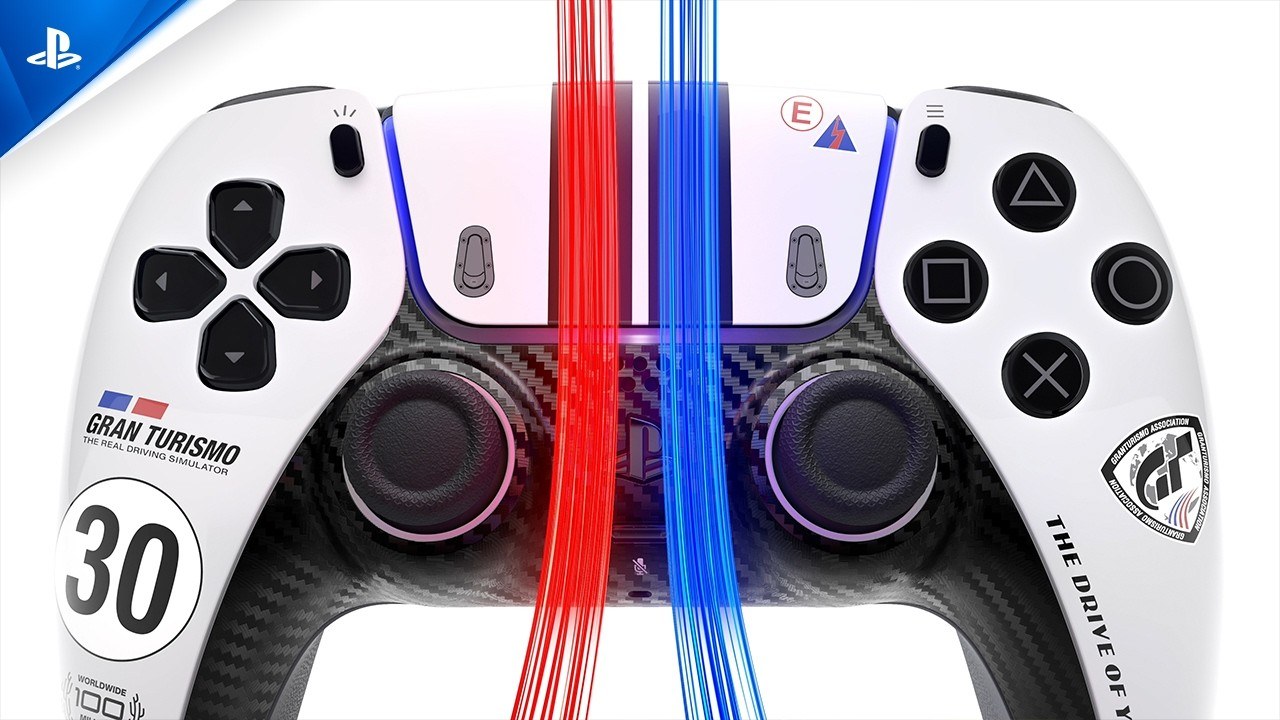 Mando DualSense de edición limitada Gran Turismo en su vídeo oficial