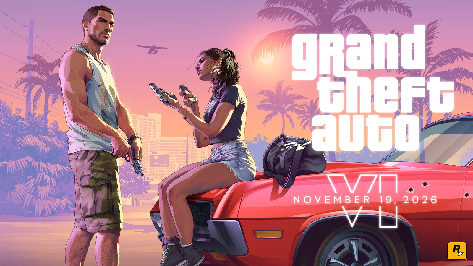 Imagen oficial del tráiler de lanzamiento de GTA VI