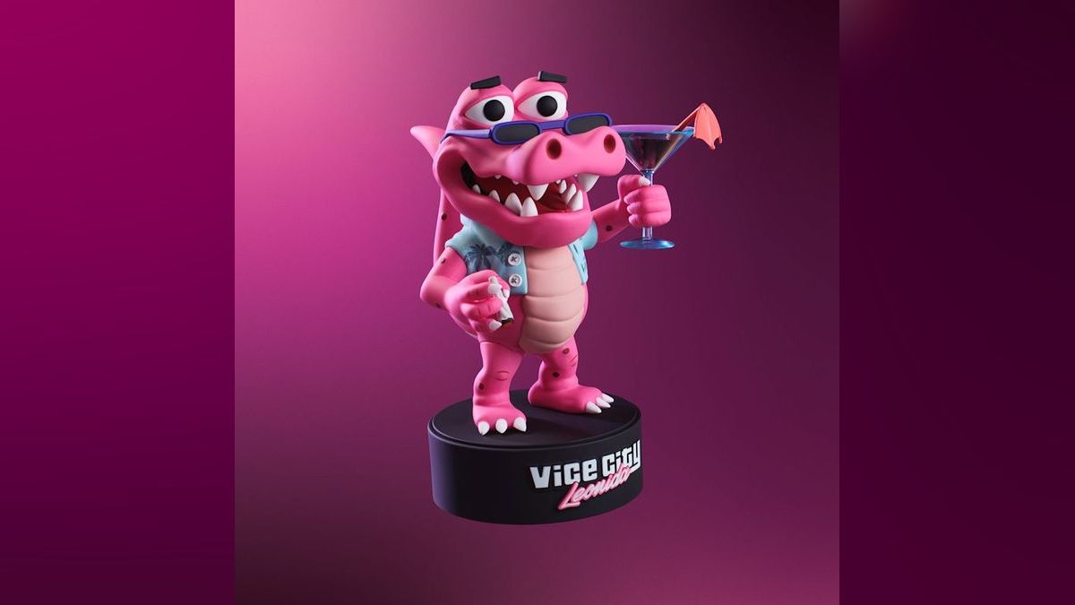Pink Macca the Gator figure included in the GTA VI collector's box