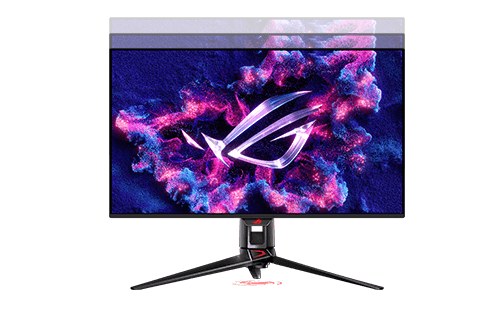 ASUS ROG PG32UCDM height adjustment