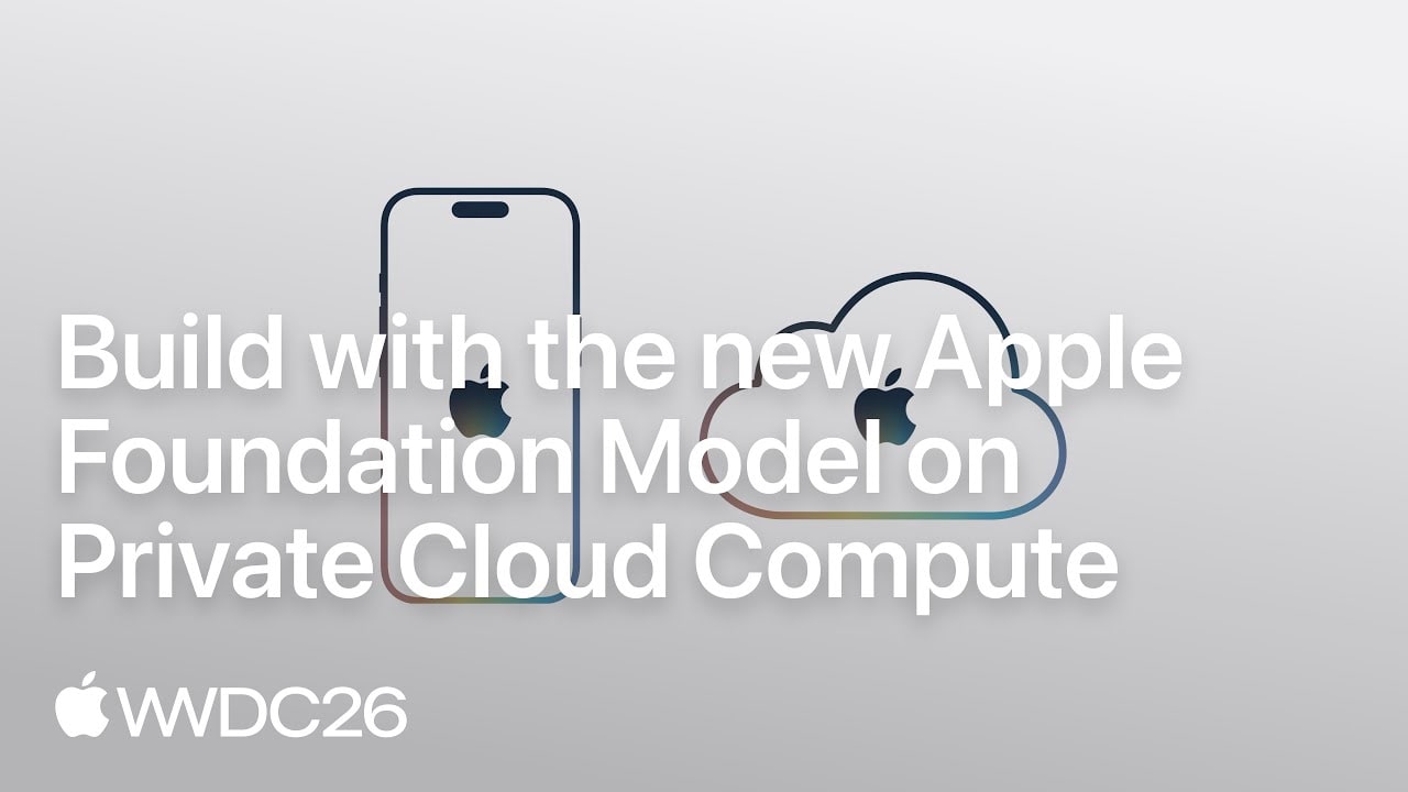 Apple diagram of a model running through Private Cloud Compute