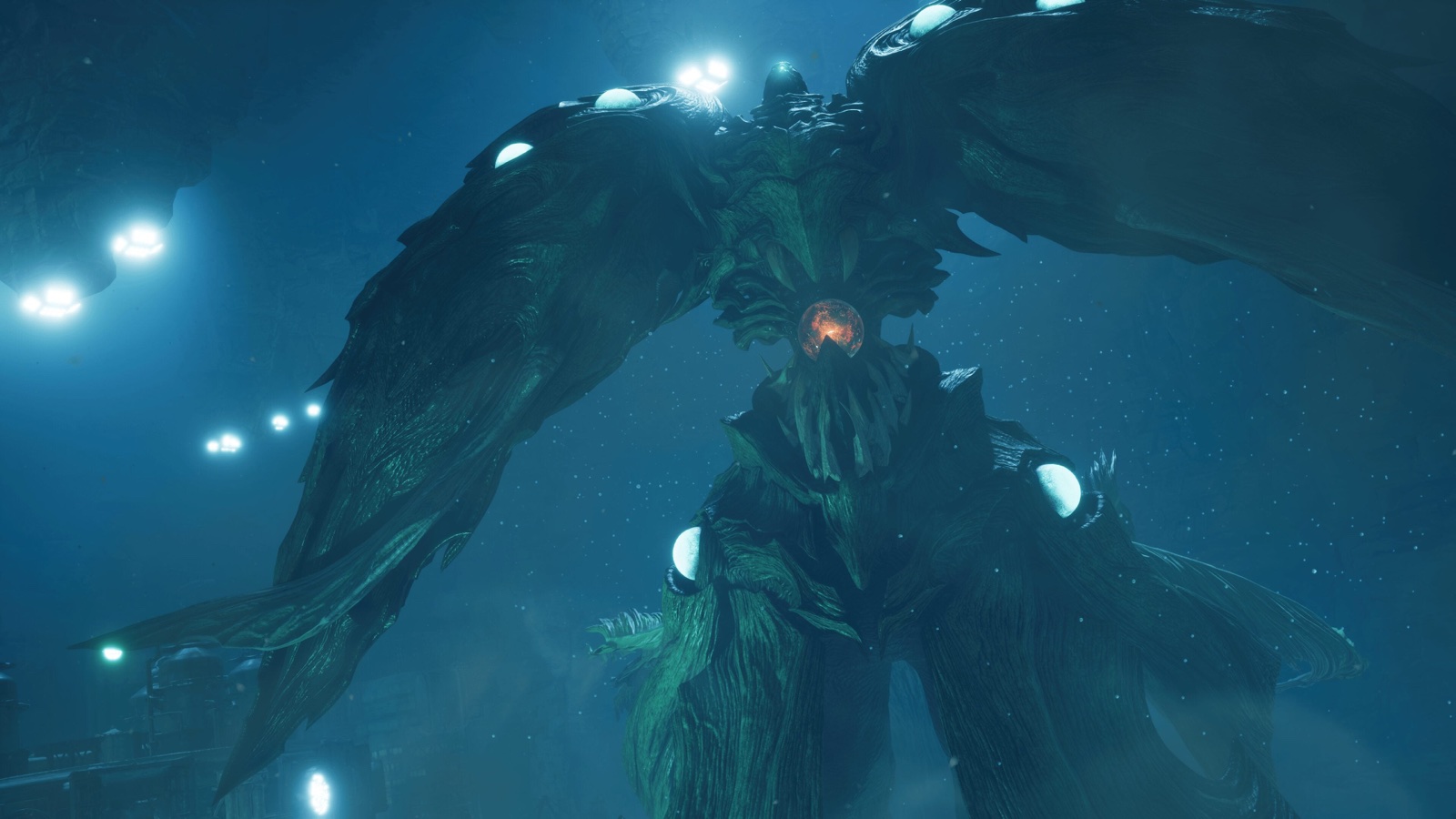 Two Weapons of the Planet face the party in Final Fantasy VII Revelation