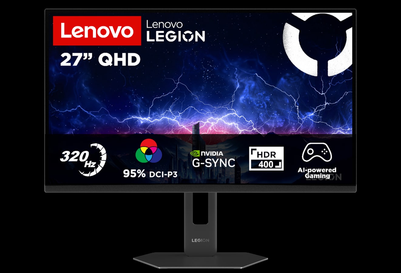Monitor Lenovo Legion 27Q-20 QHD de 320 Hz