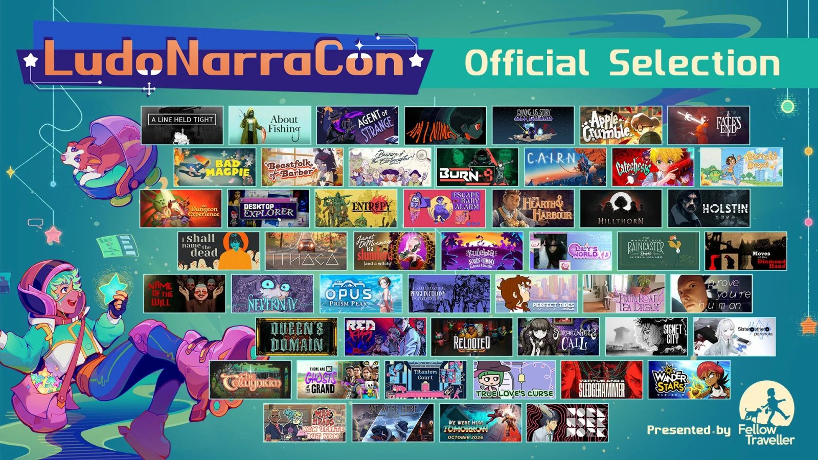 Arte de la selección oficial de LudoNarraCon 2026