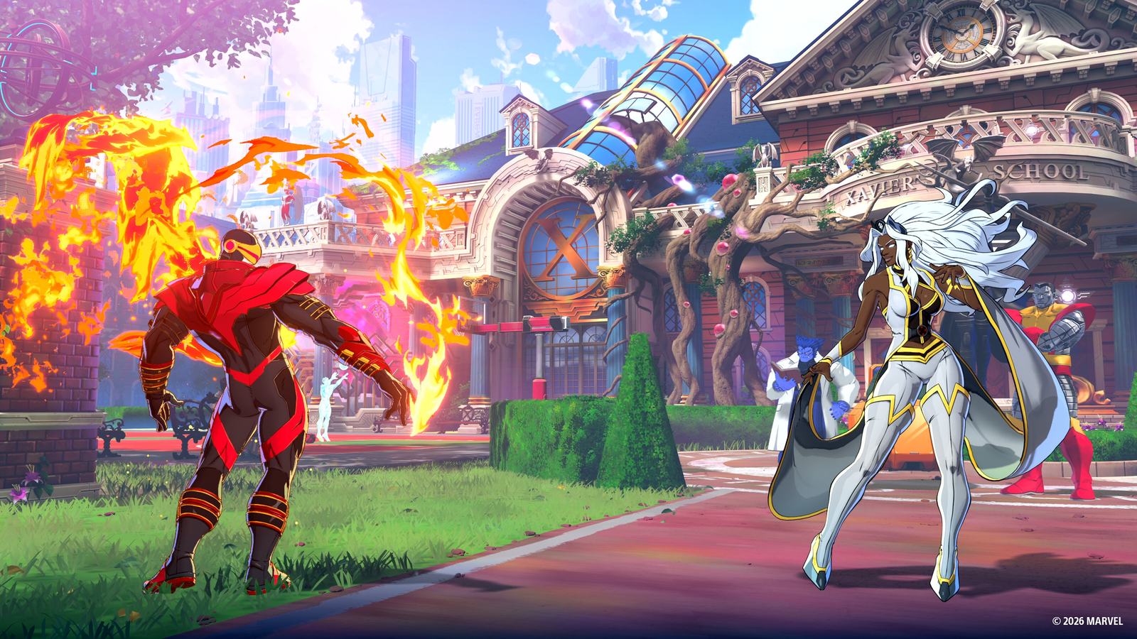 Cyclops fighting in Marvel Tōkon: Fighting Souls