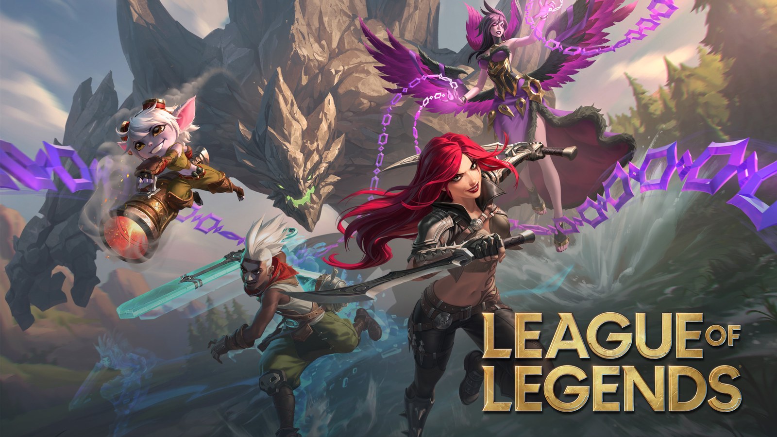 Arte de League of Legends, el MOBA gratuito más importante de PC