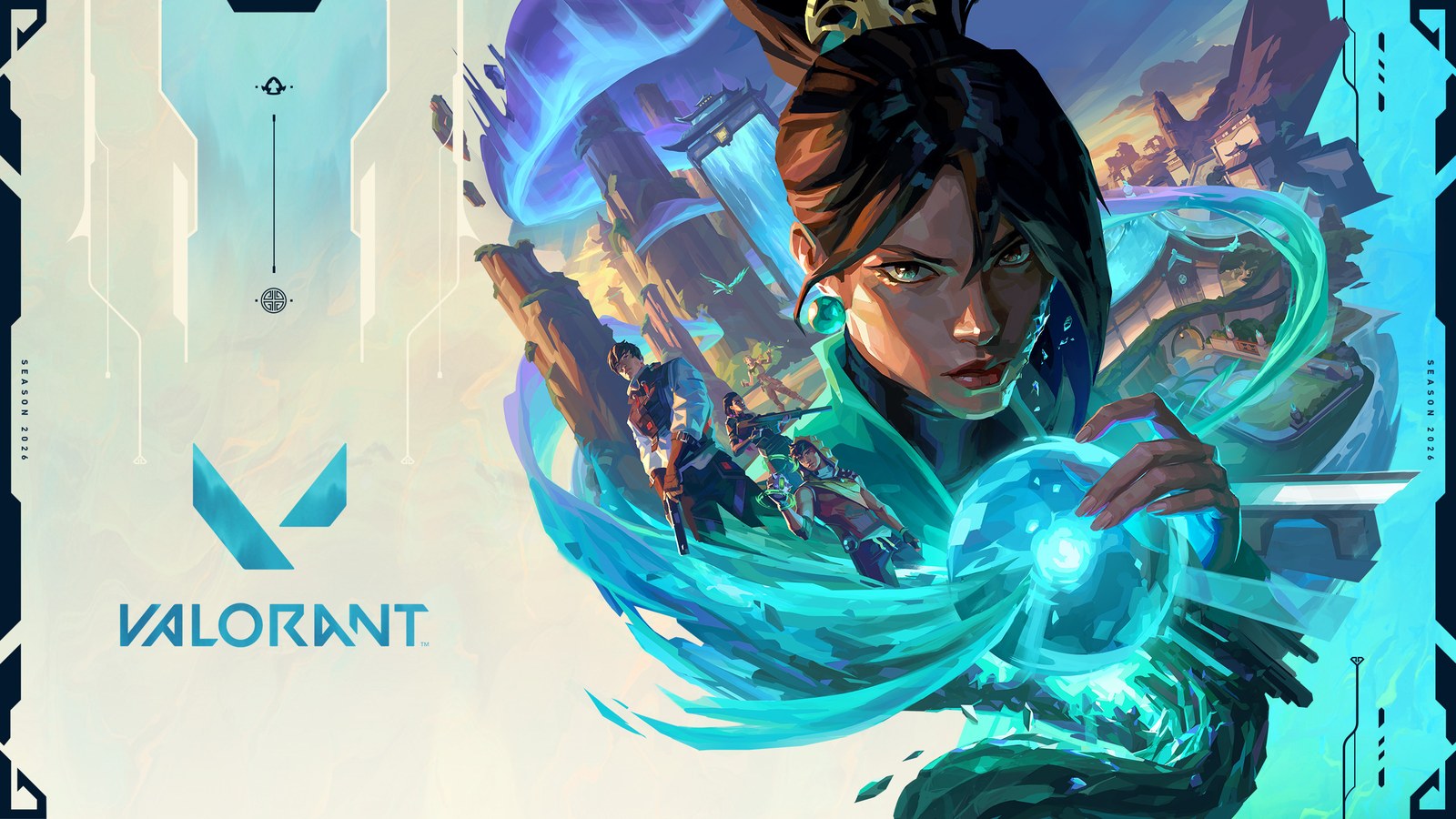 Arte de Valorant, uno de los shooters gratuitos más jugados de PC