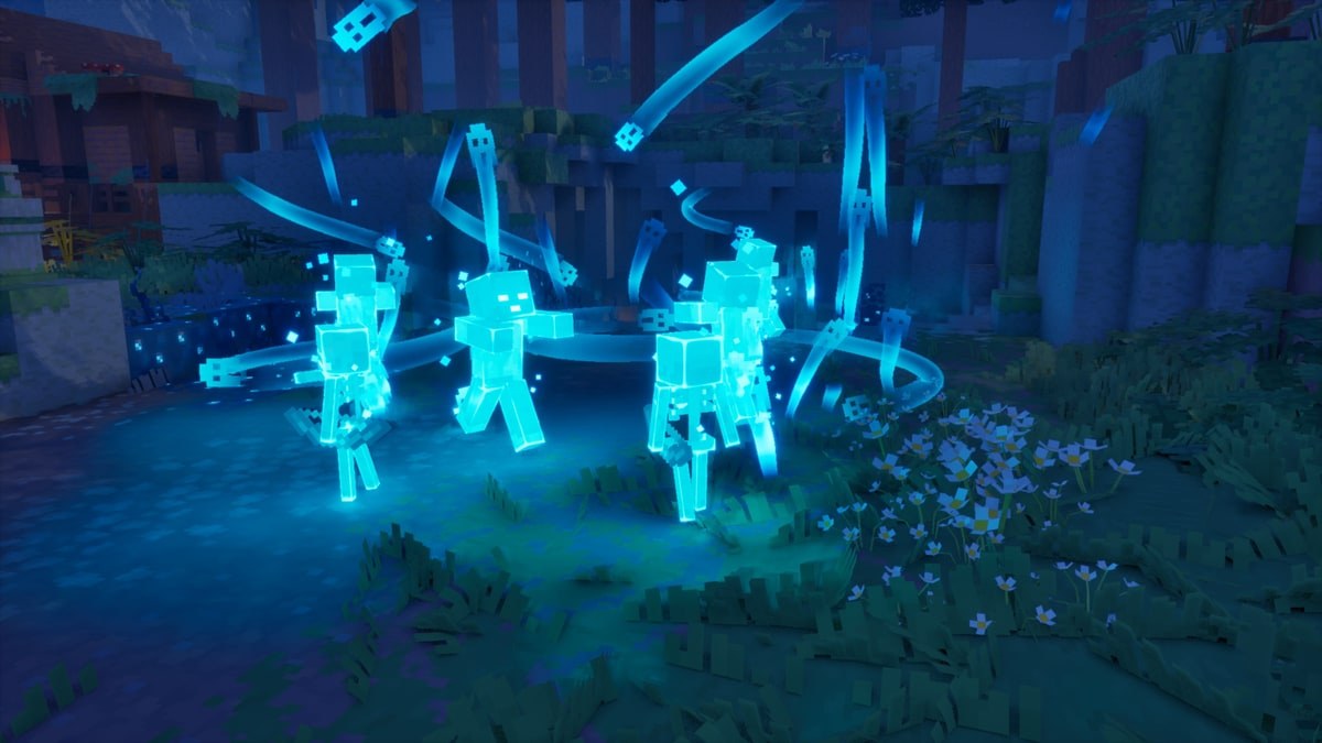 Spectral enemies in Minecraft Dungeons II