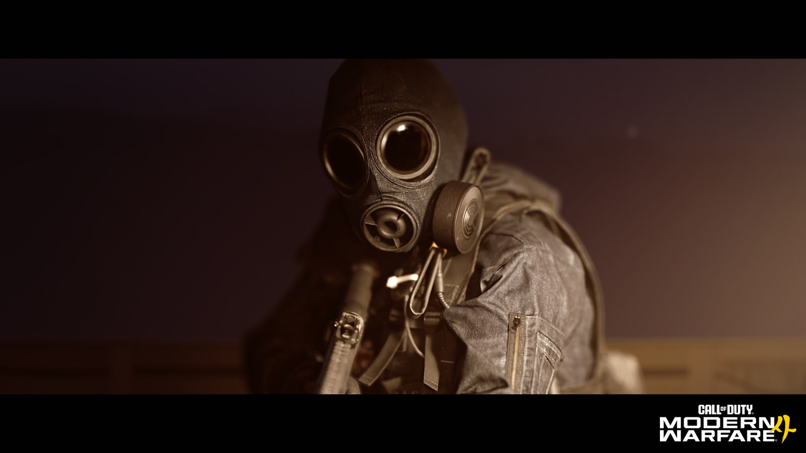 A gas-mask soldier in Modern Warfare 4