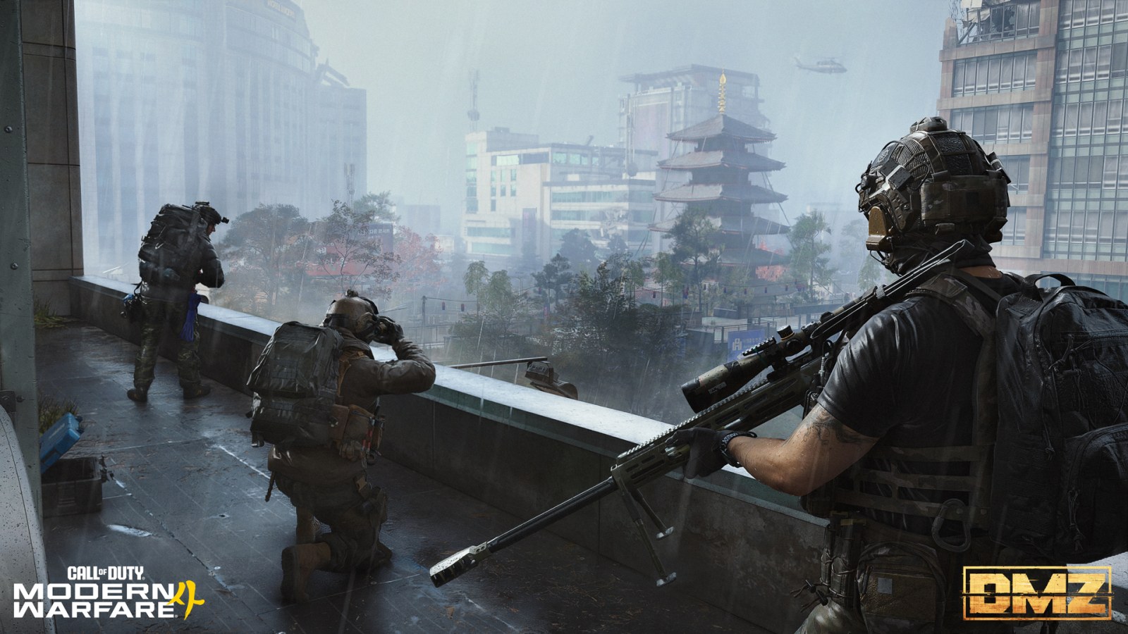 An operator surveys a Hajin street in DMZ