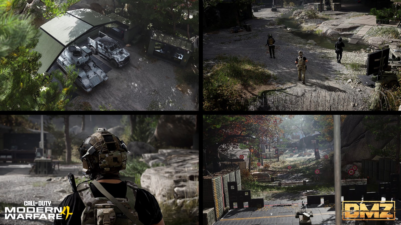 Four official views of Hajin locations