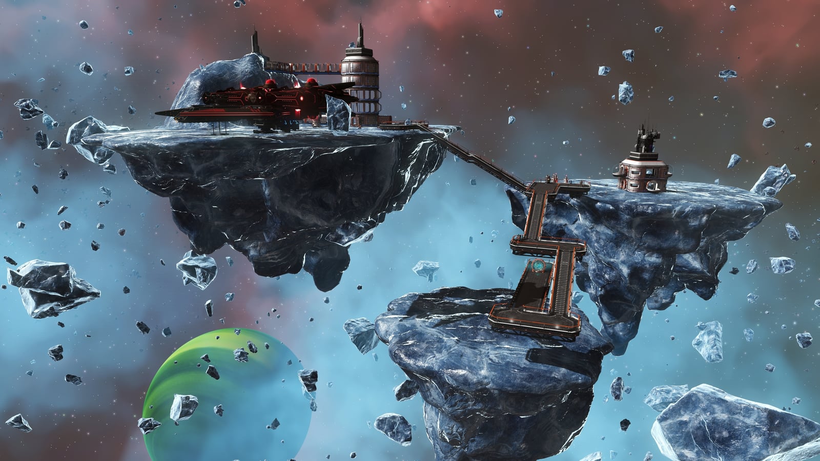 Customizable space station in the Cosmos update
