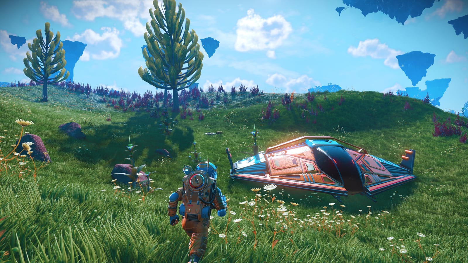 Exploración espacial en No Man's Sky