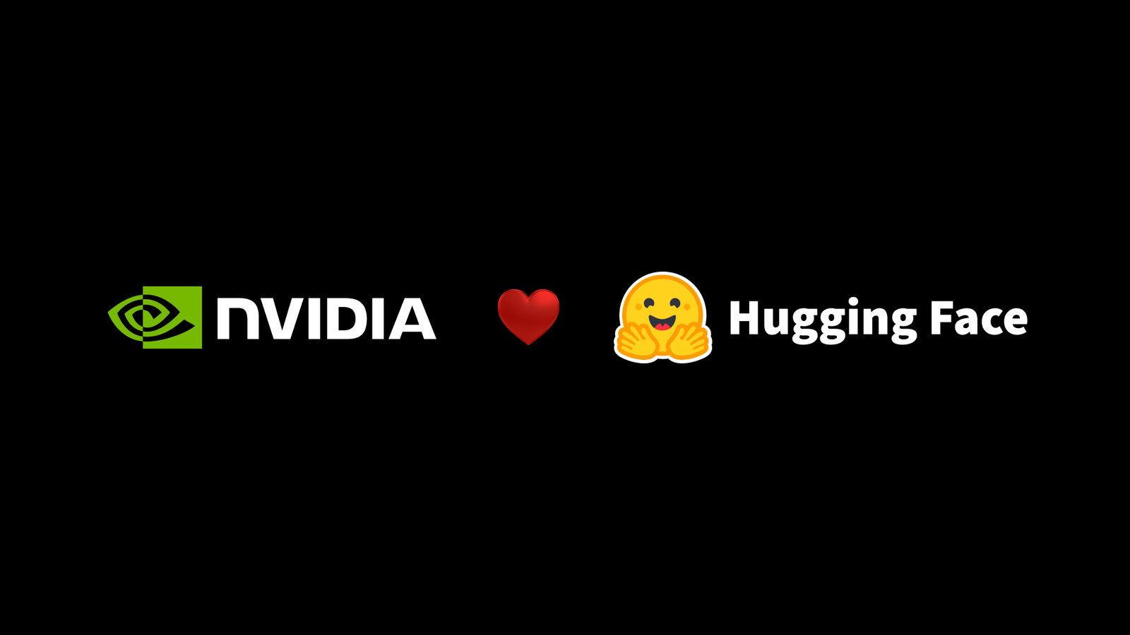 Official NVIDIA and Hugging Face artwork for the acquisition deal
