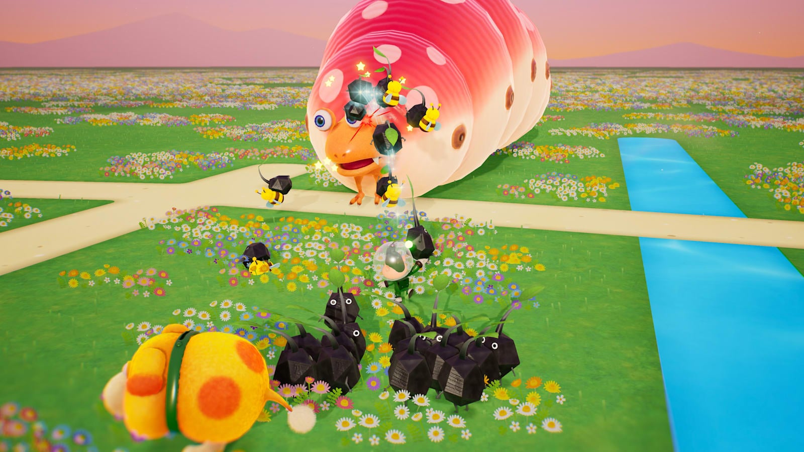 Exploración y Dandori en Pikmin, imagen oficial 1