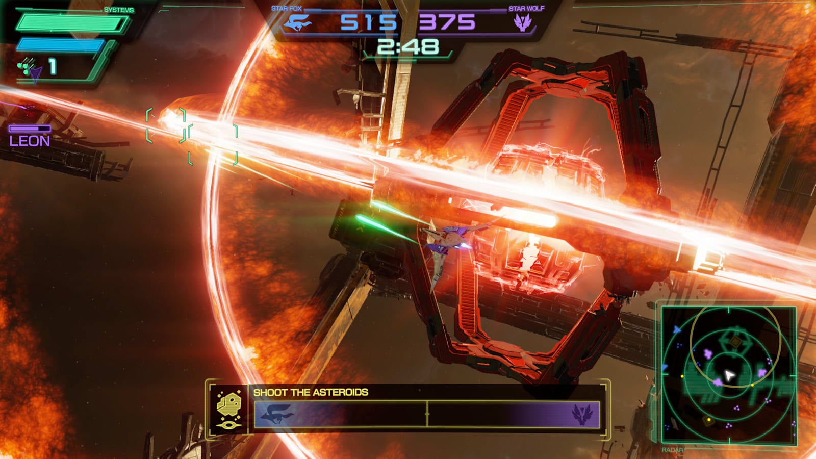 Fox McCloud and his team in Star Fox, official image 1