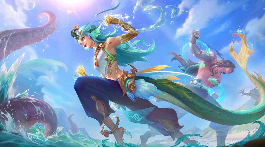 Official key art introducing Kalea, a Mobile Legends support hero