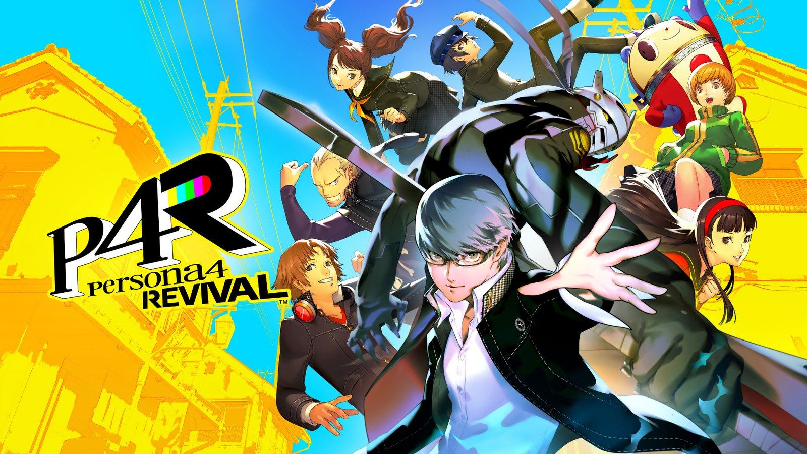 Persona 4 Revival's main cast in official key art