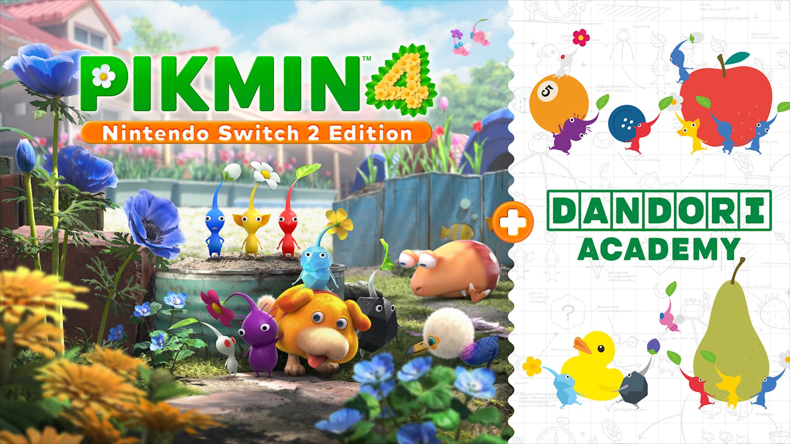 Pikmin 4 Nintendo Switch 2 Edition y Dandori Academy, imagen oficial 1