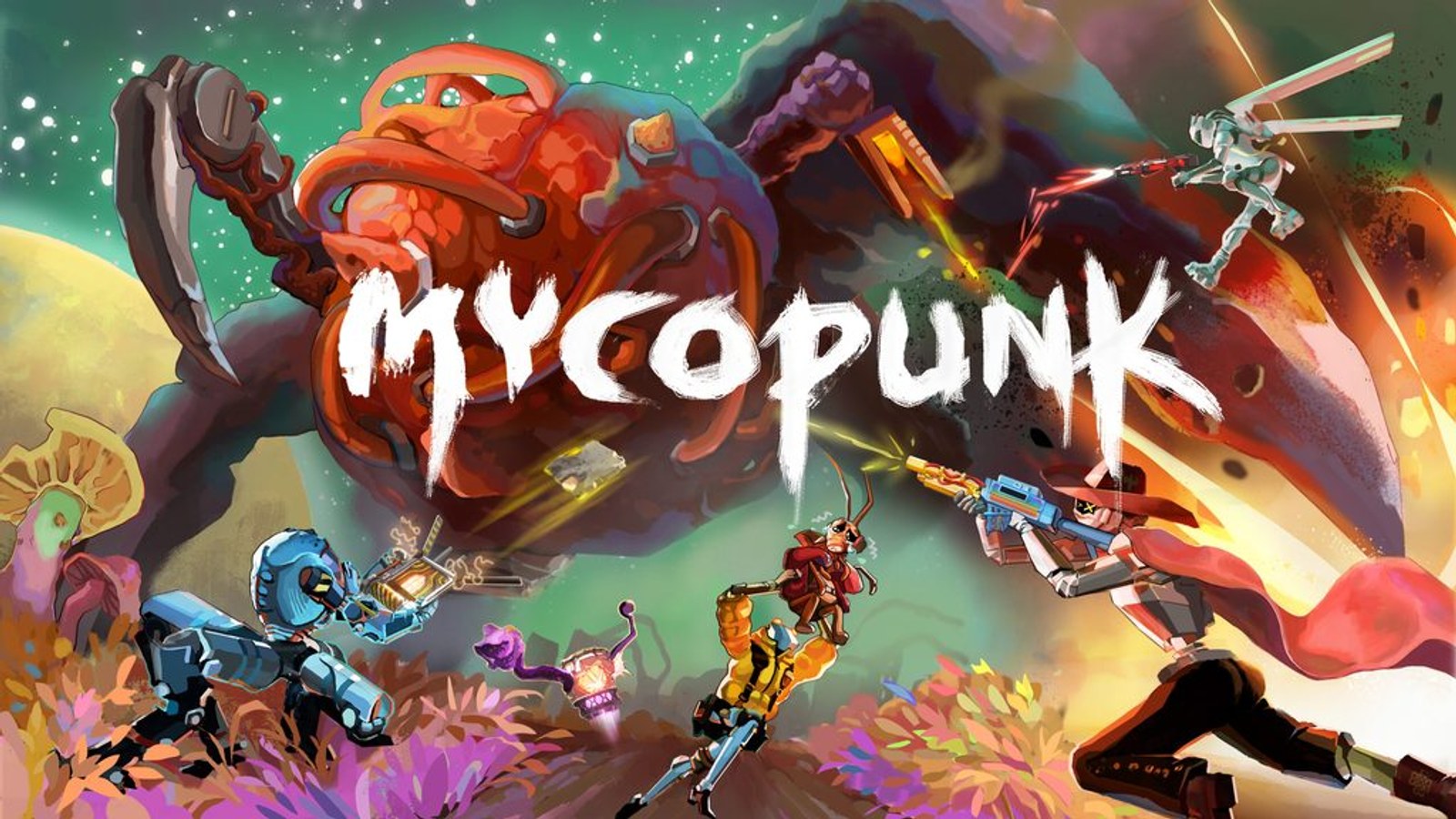 Arte oficial de Mycopunk para su llegada al catálogo de PS Plus