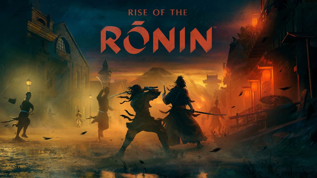 Two warriors cross katanas during combat in Rise of the Ronin