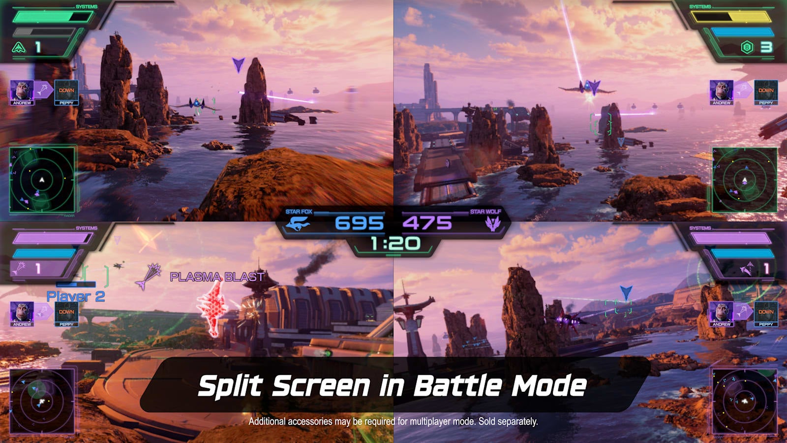 Star Fox en Nintendo Switch 2, imagen oficial 1
