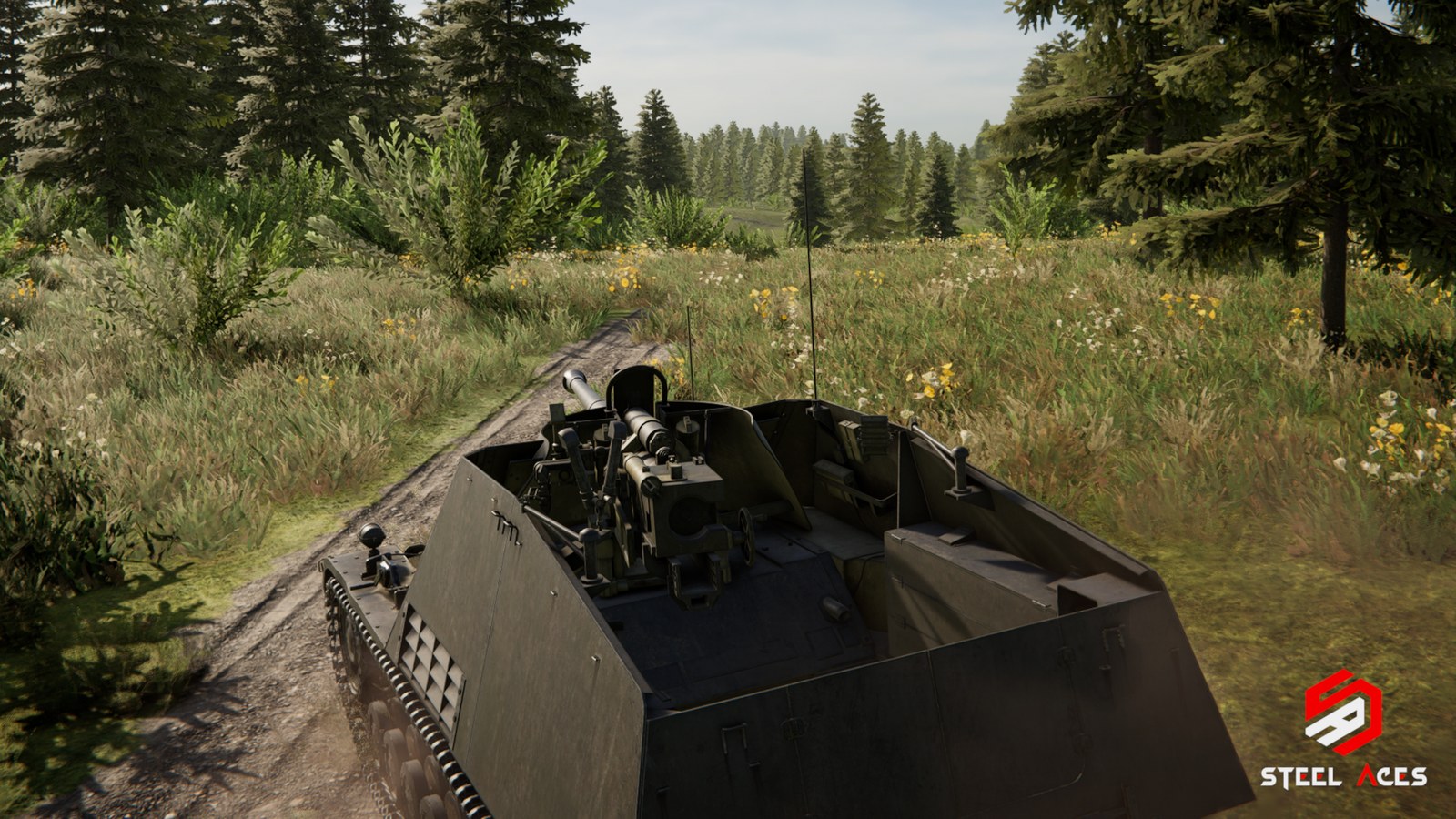 A Nashorn vehicle in an official Steel Aces screenshot