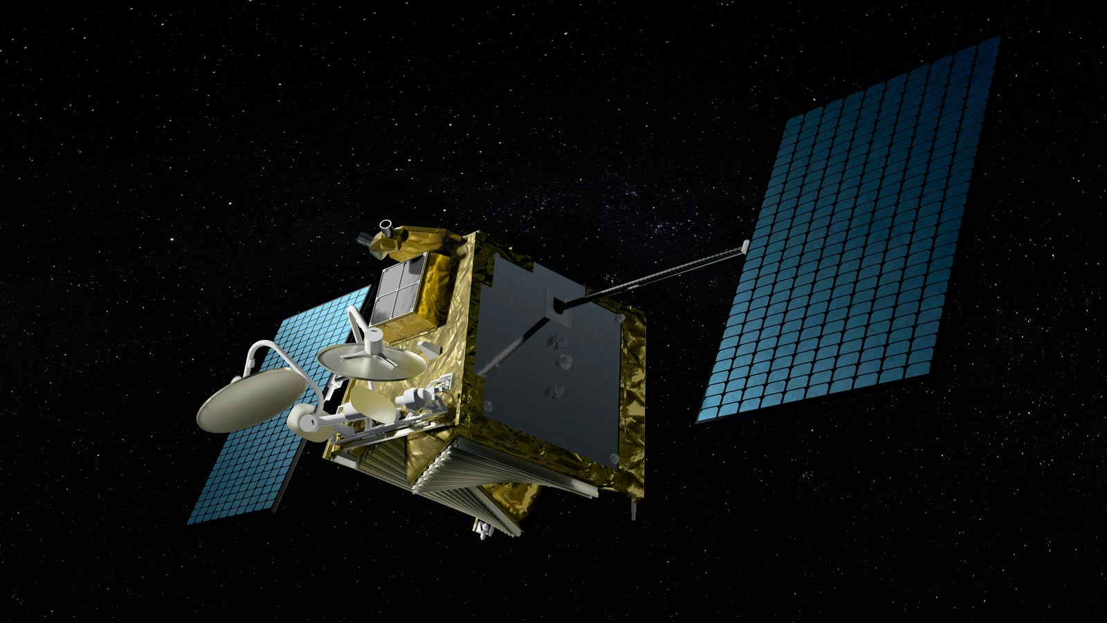 Airbus image of a satellite from the Eutelsat OneWeb constellation