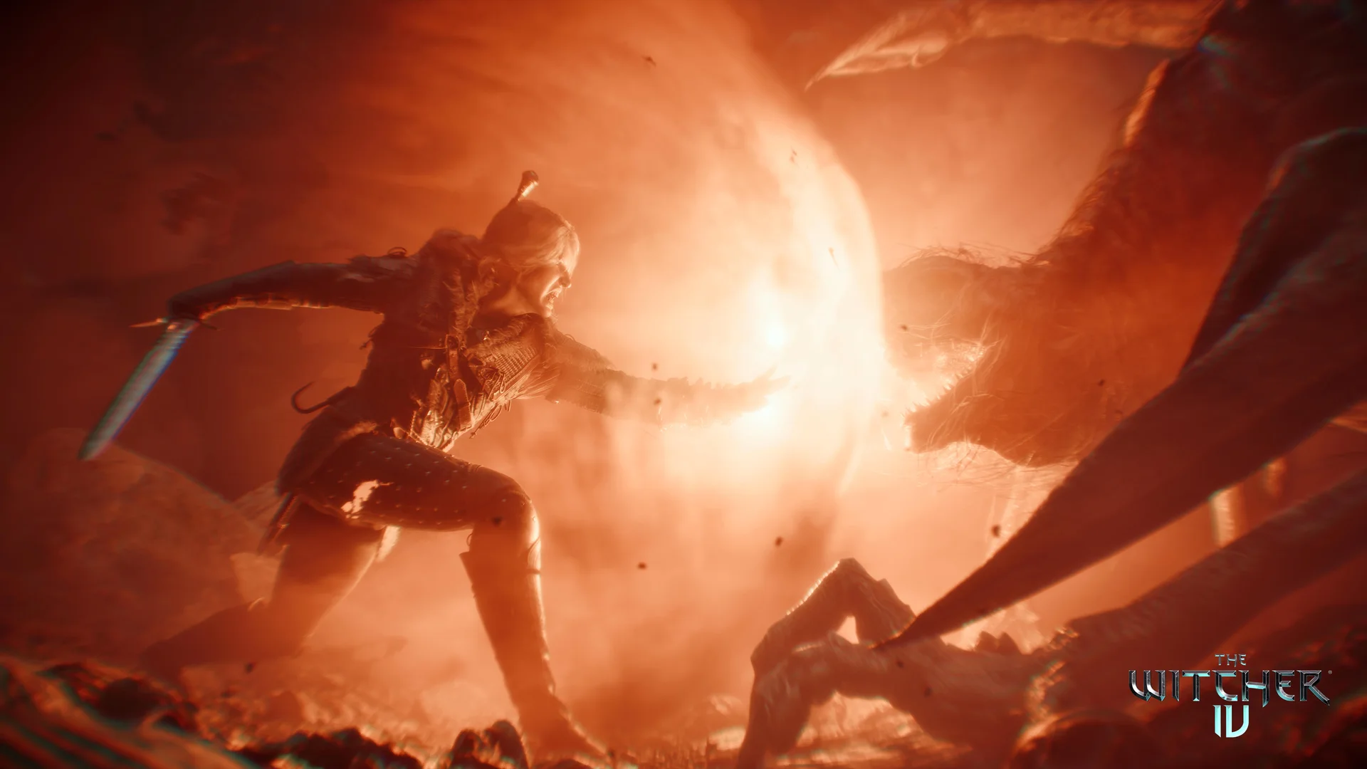 Ciri combate contra un monstruo en The Witcher 4